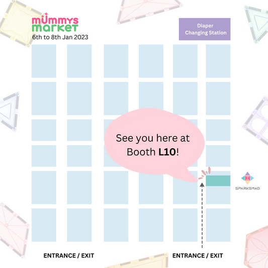 Our First Mummy's Market Booth @ EXPO Hall 5