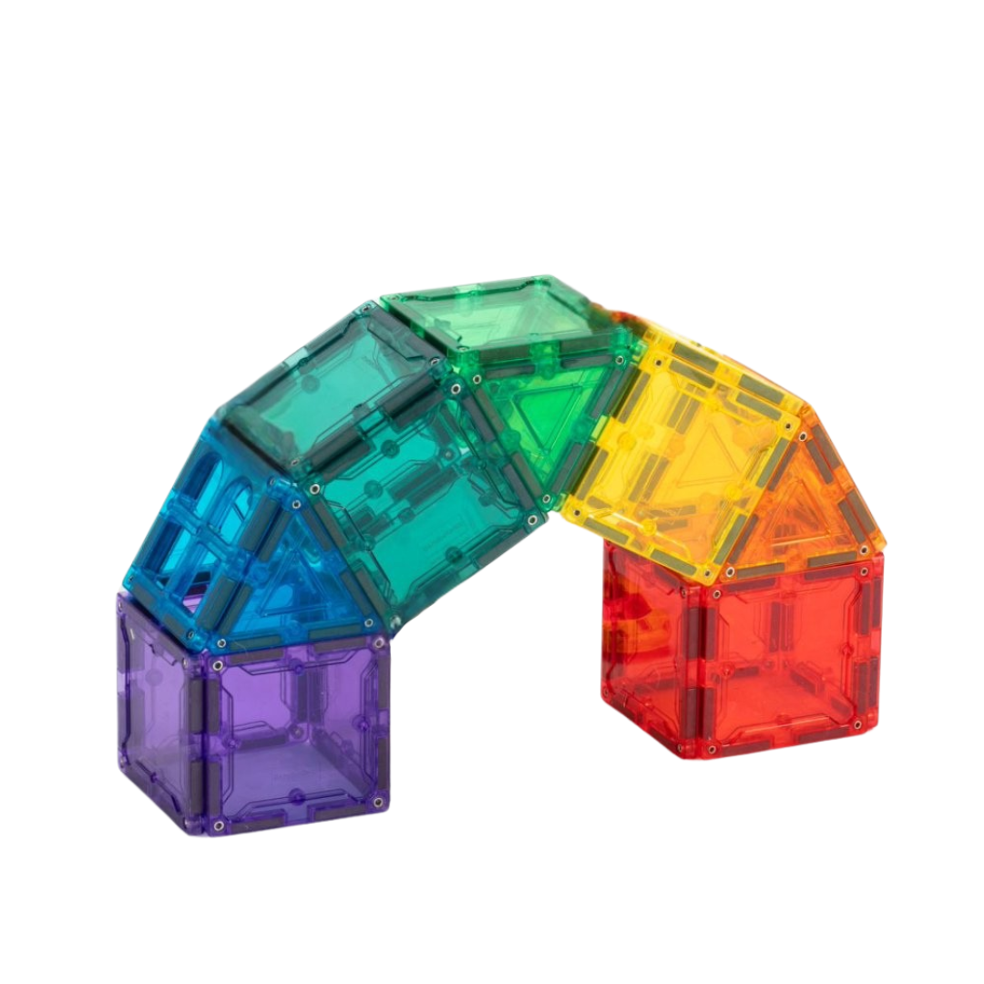 SparksMag Petite Magnetic Tiles Set (104 PCS) – Creative Starter Building Set | STEM Construction Toy for Kids