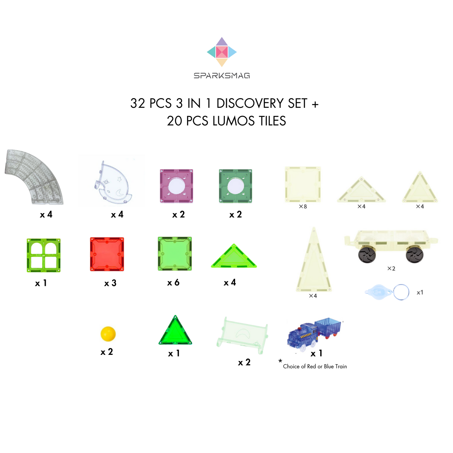 54 PCS Creative Glow Bundle