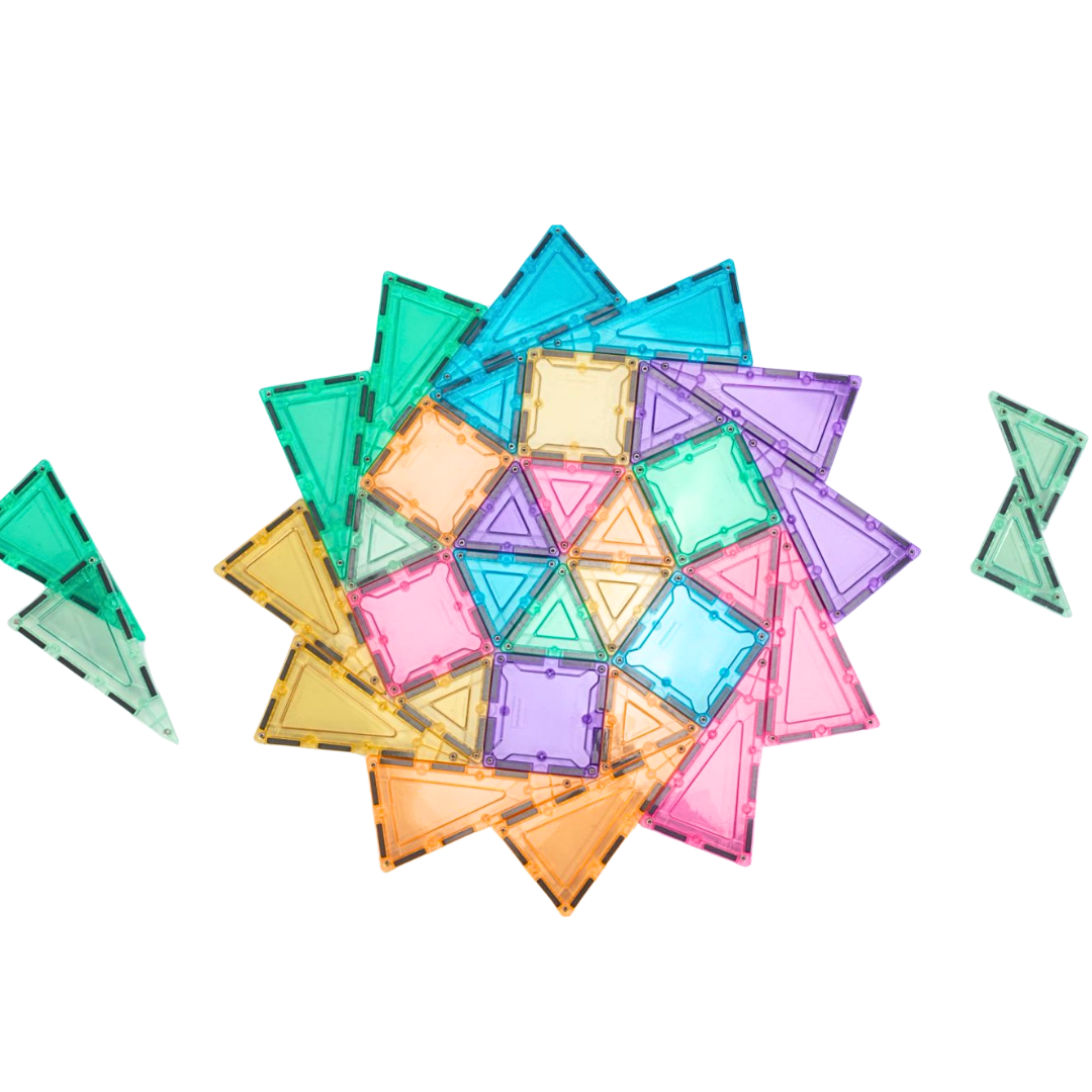 SparksMag Grande Magnetic Tiles Set (208 PCS) – Ultimate Building Set for Kids | Creative STEM Construction Toy