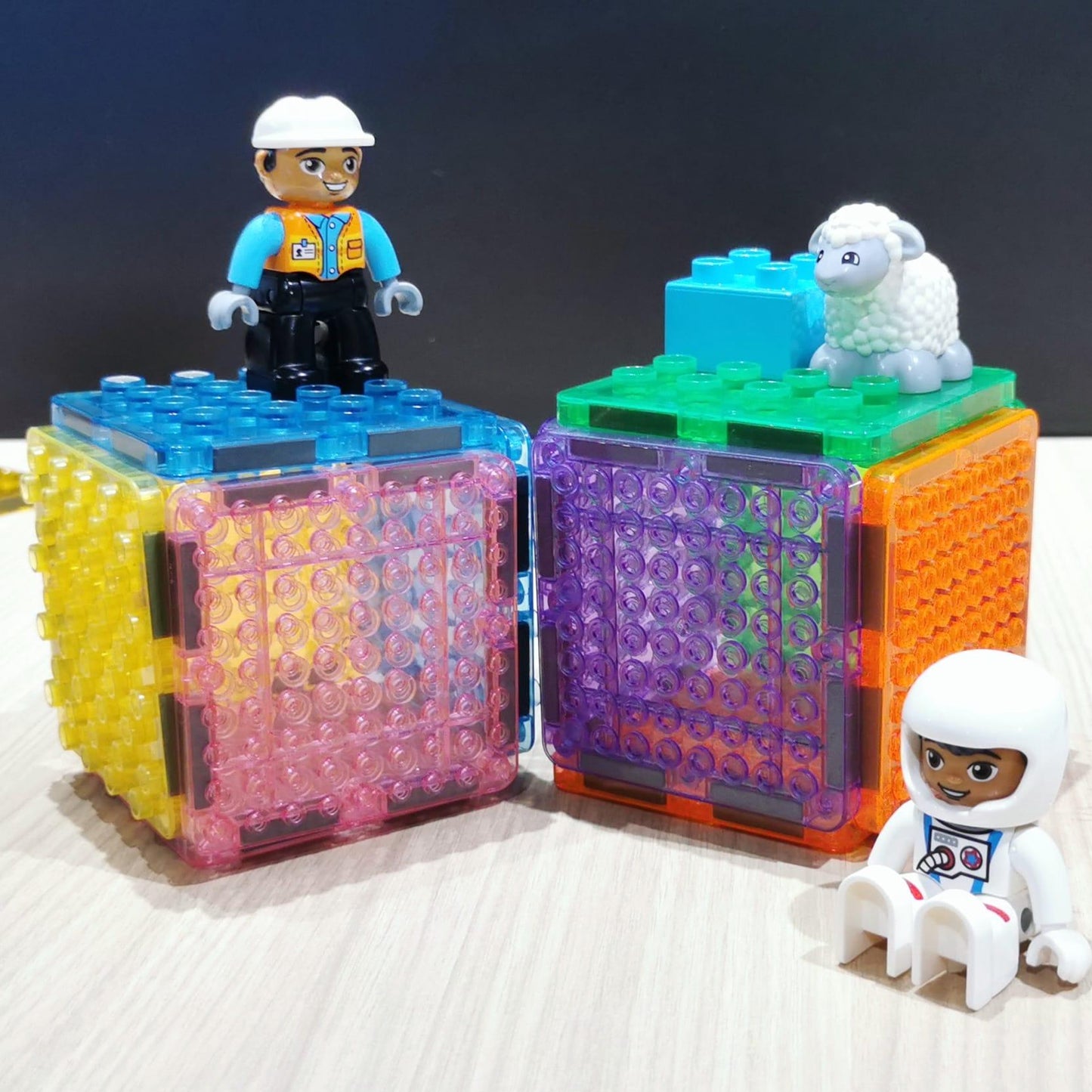 18 Pcs Magnetic Brick Tiles - SparksMag
