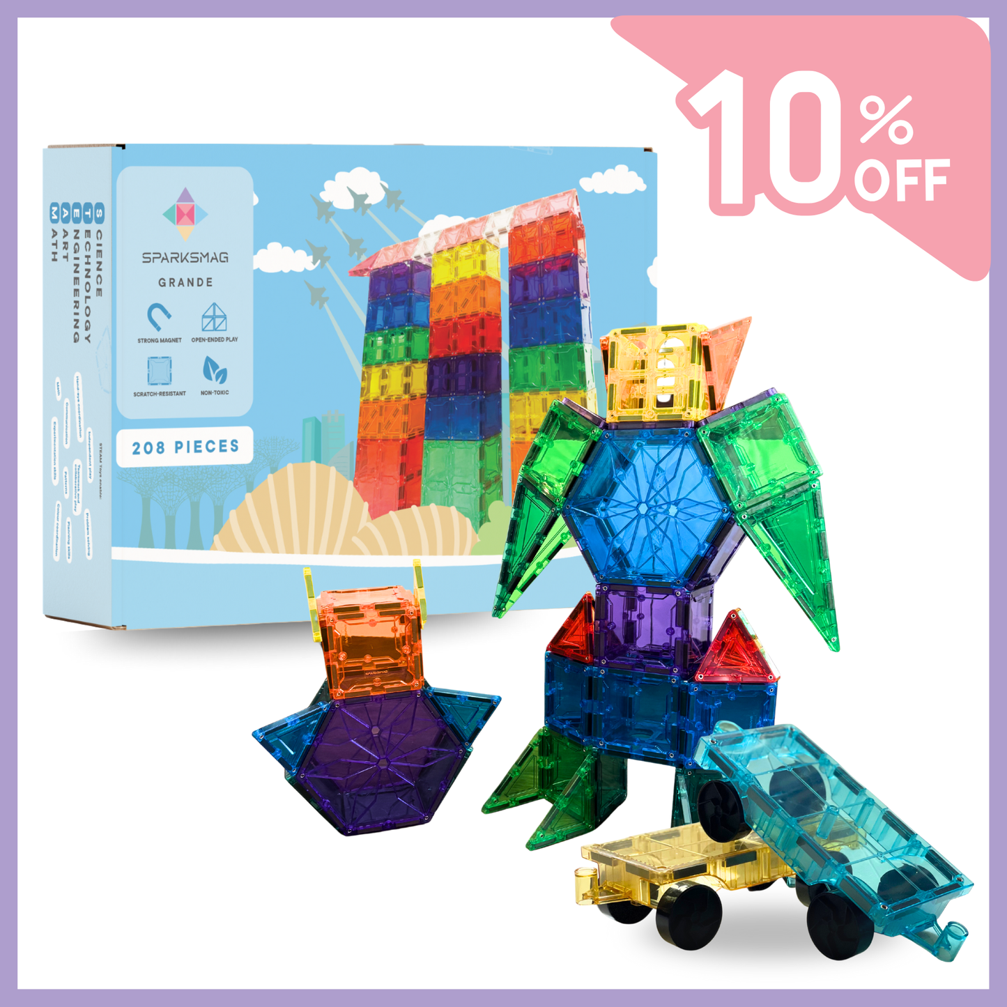 210 PCS Mega Builder Bundle