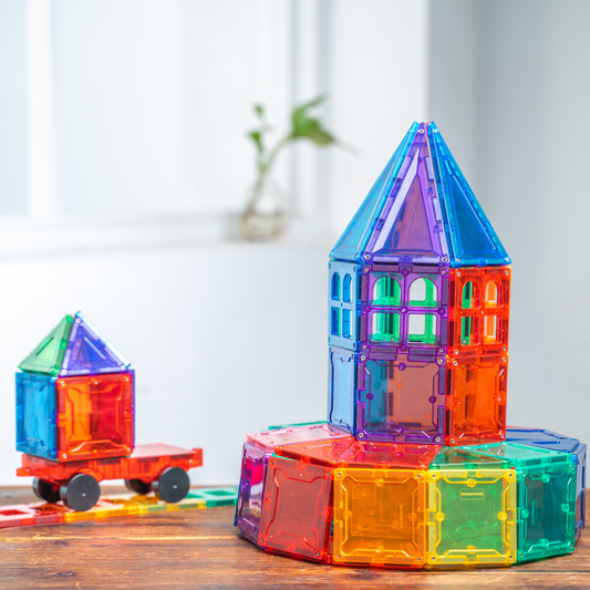 104 PIECES PETITE MAGNETIC TILES - CLASSIC COLORS