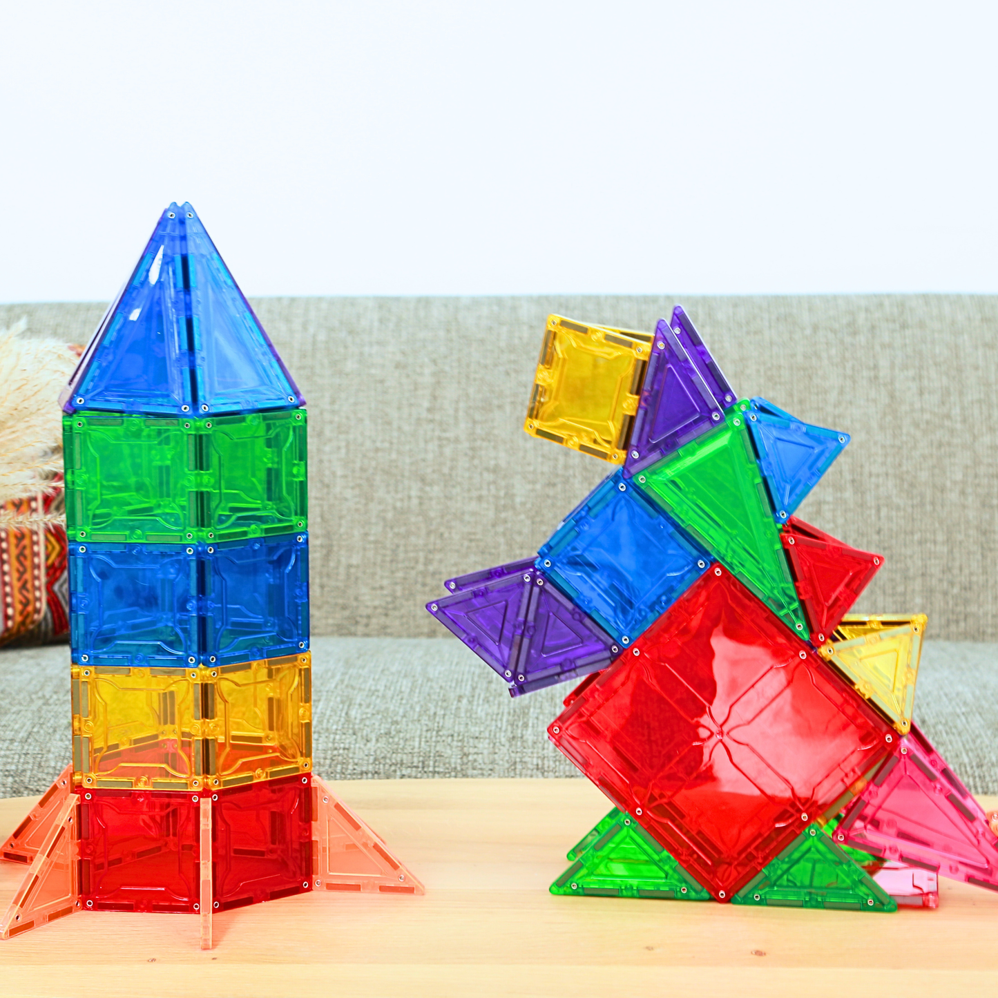 104 PIECES PETITE MAGNETIC TILES - CLASSIC COLORS