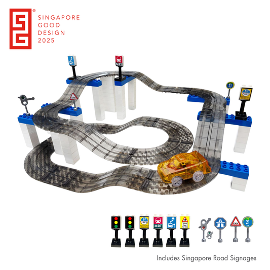 60 PCS GRANDE VROOM CAR CITY® - MAGNETIC BRICK CAR SET [PREORDER]