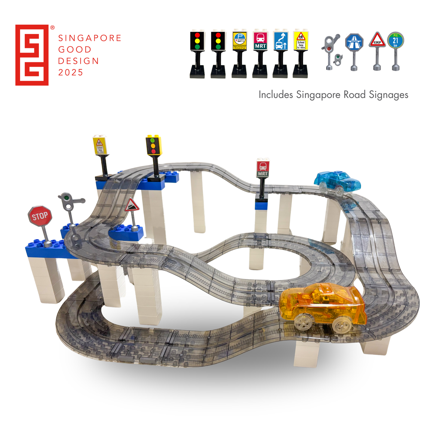 60 PCS Vroom Car City® Grande Set