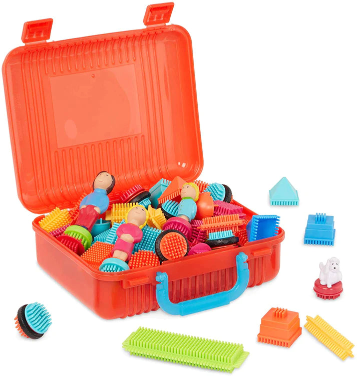 85 PIECES BATTAT BRISTLE BLOCKS