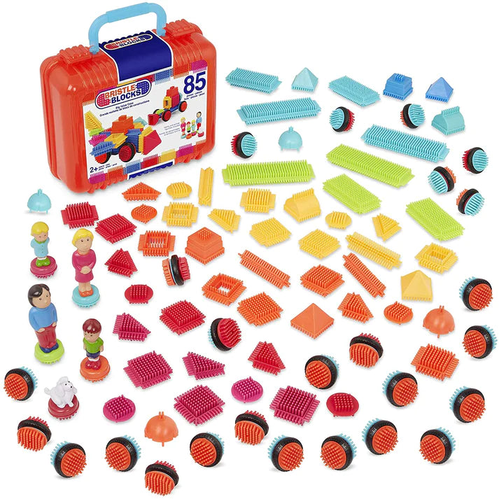 85 PIECES BATTAT BRISTLE BLOCKS