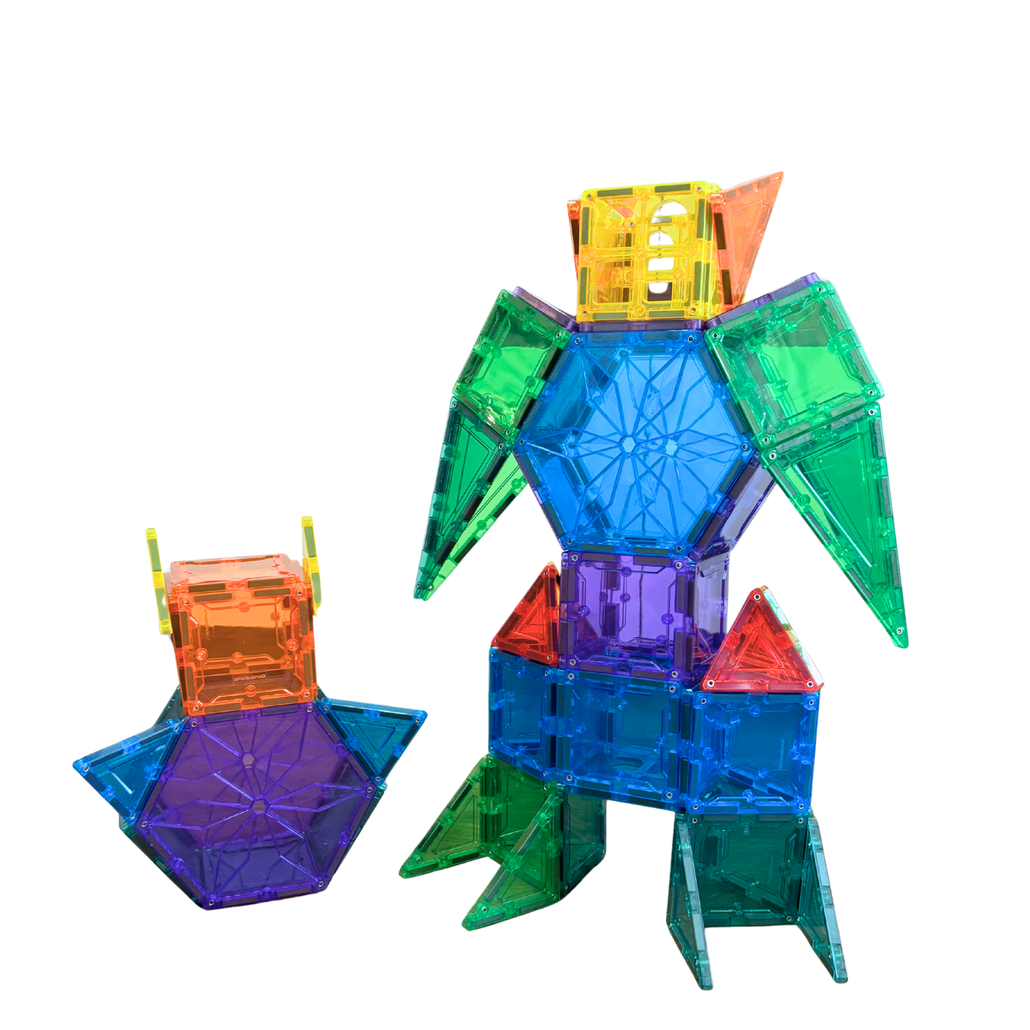 208 PIECES GRANDE MAGNETIC TILES - CLASSIC COLORS