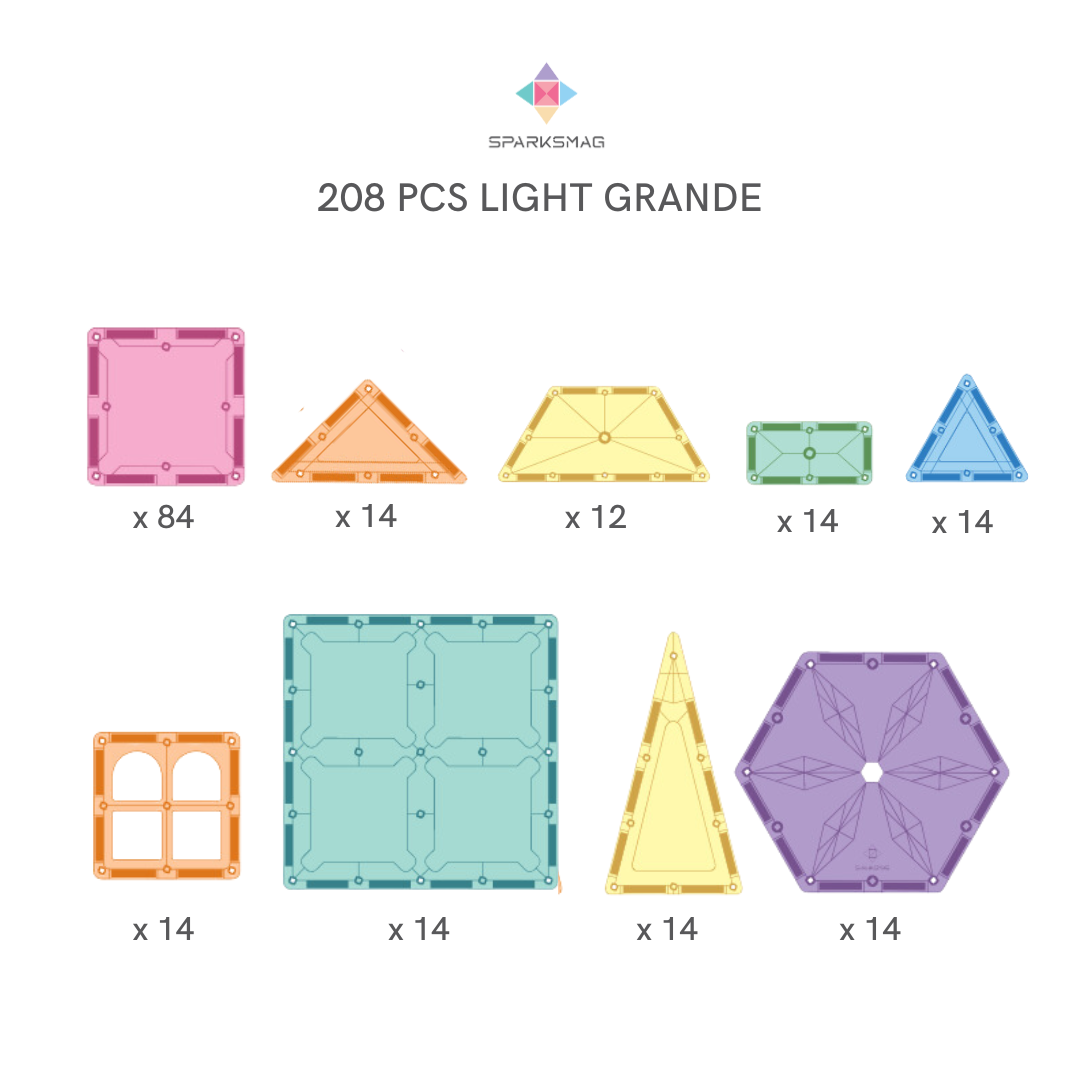 104 PIECES PETITE - LIGHT (UPGRADED)