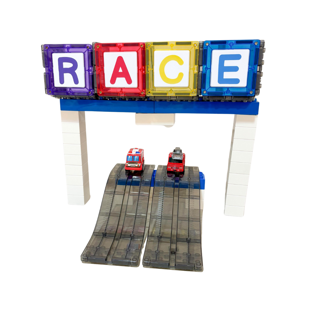 PREORDER [ETA End Aug] - 35 PCS VROOM CAR™️ CITY - MAGNETIC BRICK CAR SET
